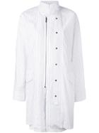 Chalayan Open Collar Long Sleeve Dress - White