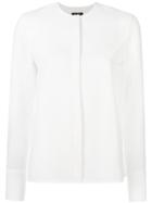 Rag & Bone Concealed Placket Cardigan - White