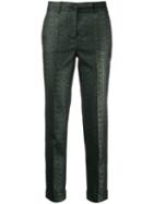 P.a.r.o.s.h. Cropped Skinny Trousers - Green