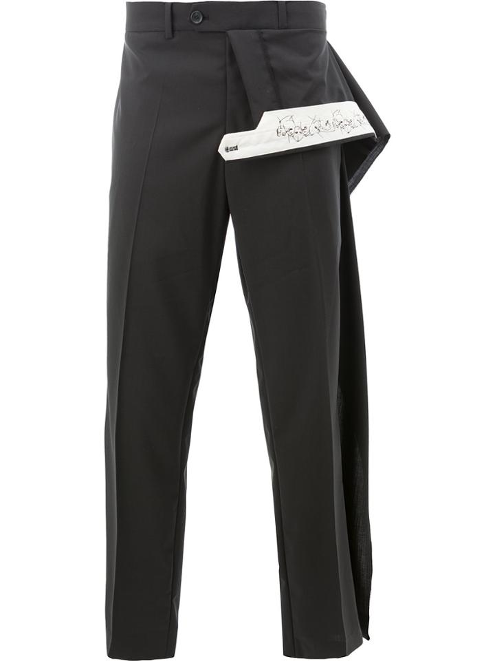 Moohong Deconstructed Trousers - Black