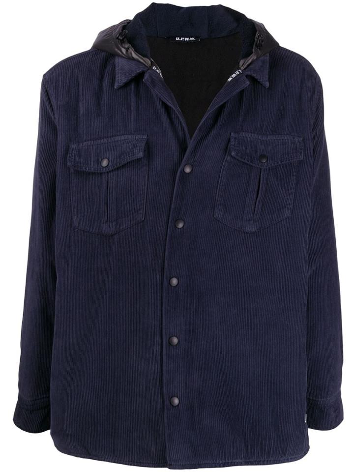 U.p.w.w. Hooded Button Parka - Blue