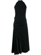 Brunello Cucinelli Short-sleeve Flared Dress - Black