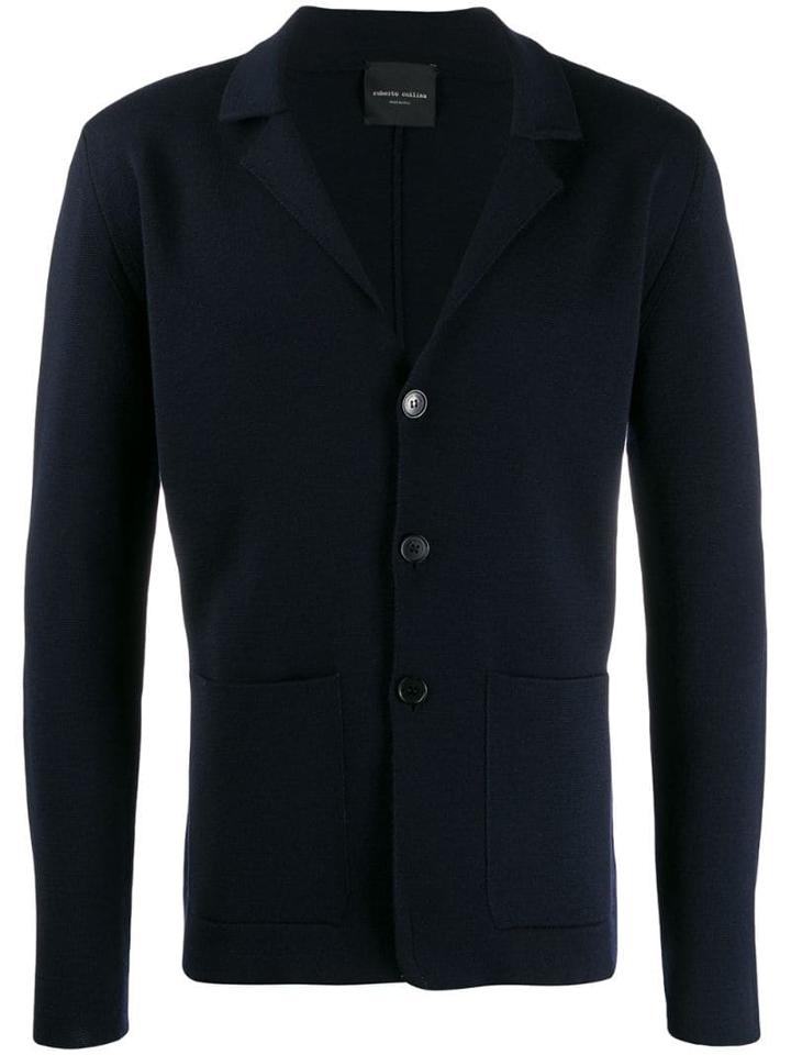 Roberto Collina Button Up Cardi-jacket - Blue