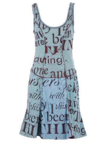 Projet Alabama Stitch Worded Detail Dress