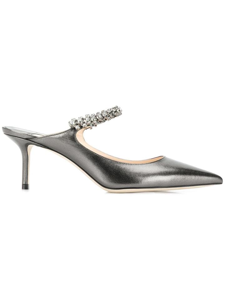 Jimmy Choo Bing 65 Mules - Grey
