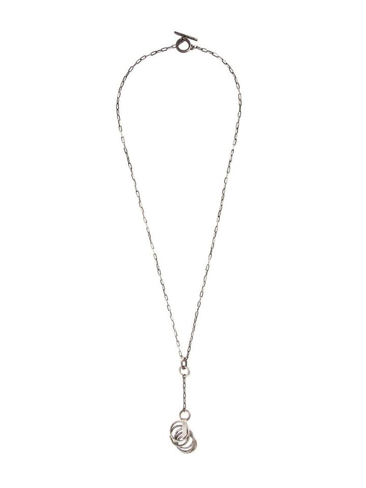 Henson Fine Rings Necklace, Adult Unisex, Metallic