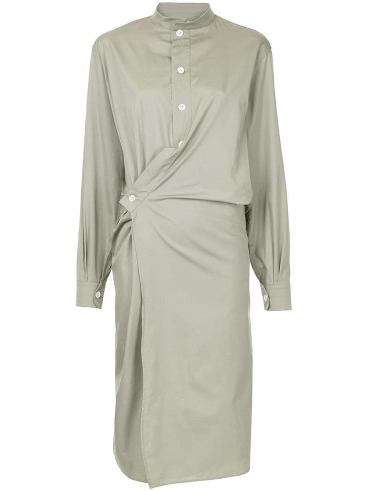 Lemaire Side Twist Dress - Green