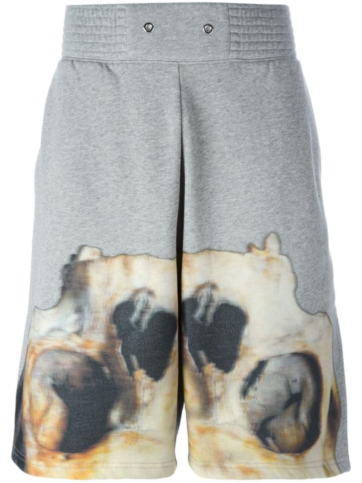 Givenchy Skull Print Sweat Shorts