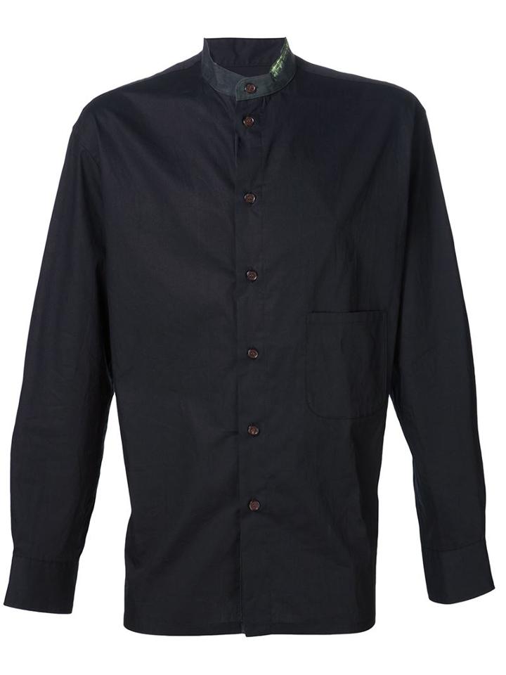 Yohji Yamamoto Painted Collar Shirt