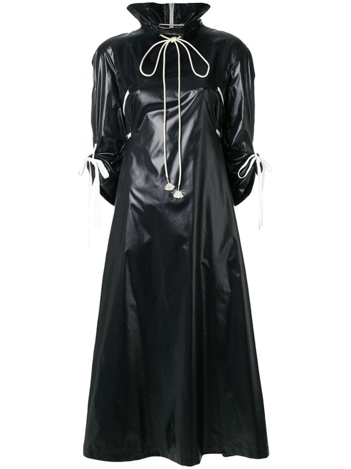 Calvin Klein 205w39nyc Zip Front Trench Coat - Black