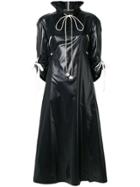 Calvin Klein 205w39nyc Zip Front Trench Coat - Black