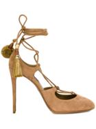Dolce & Gabbana Tied Tassel Pumps - Brown