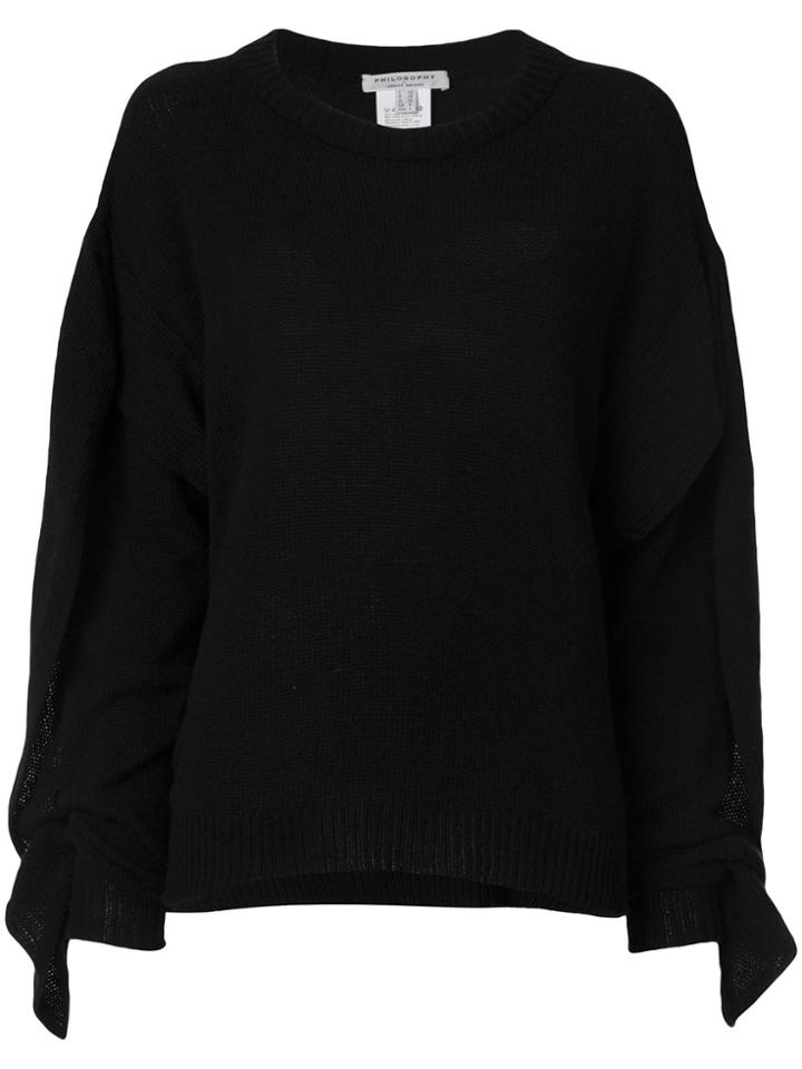 Philosophy Di Lorenzo Serafini Boxy Jumper - Black