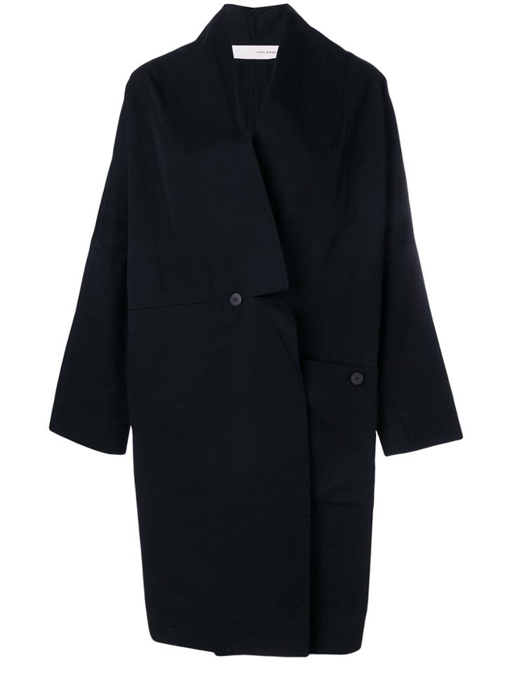 Isabel Benenato High-low Hem Jacket - Black