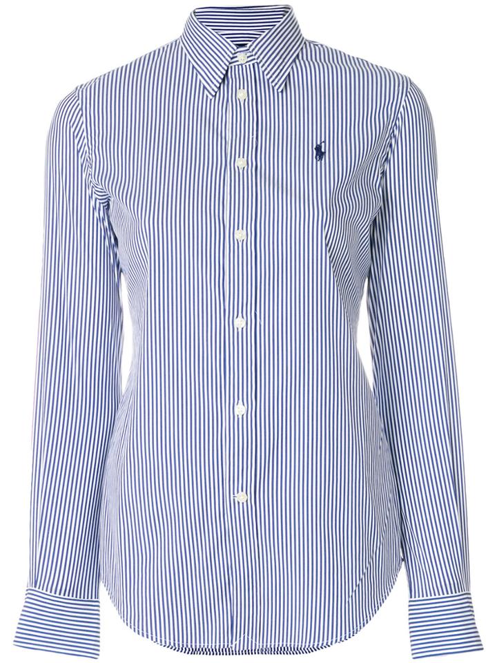 Polo Ralph Lauren Striped Slim Fit Shirt - Blue