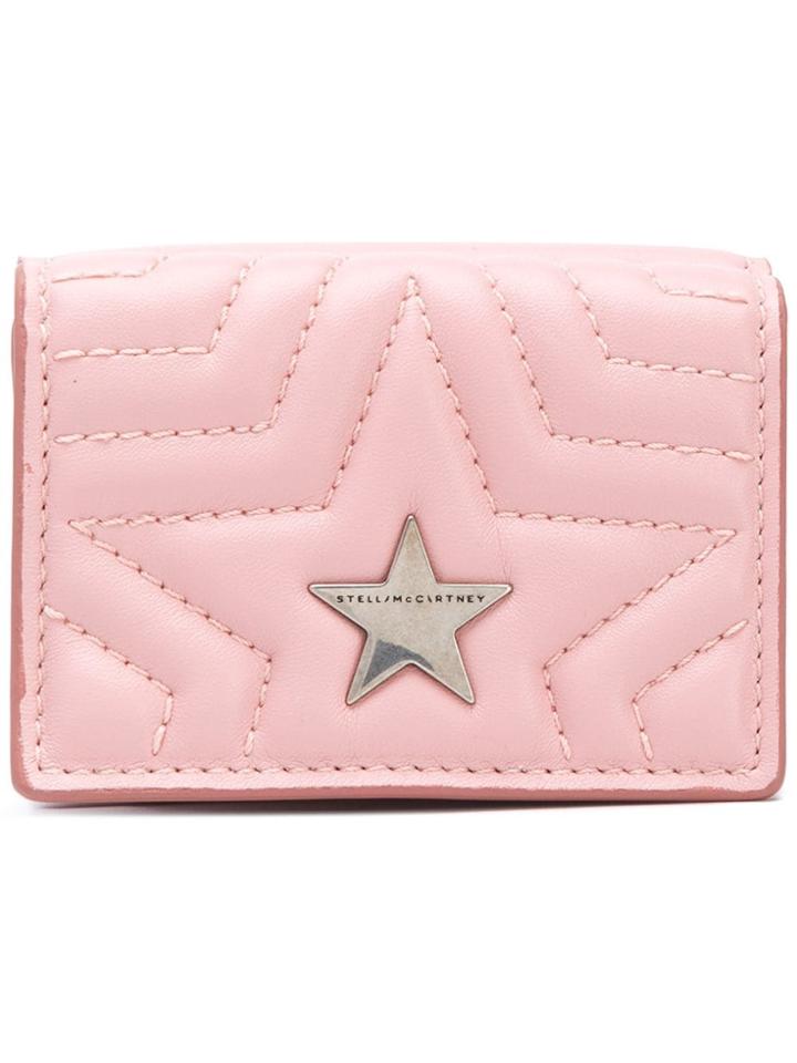 Stella Mccartney Stella Star Flap Wallet - Pink & Purple