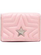 Stella Mccartney Stella Star Flap Wallet - Pink & Purple