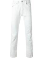 Diesel Straight Leg Jeans, Men's, Size: 33, White, Cotton/spandex/elastane