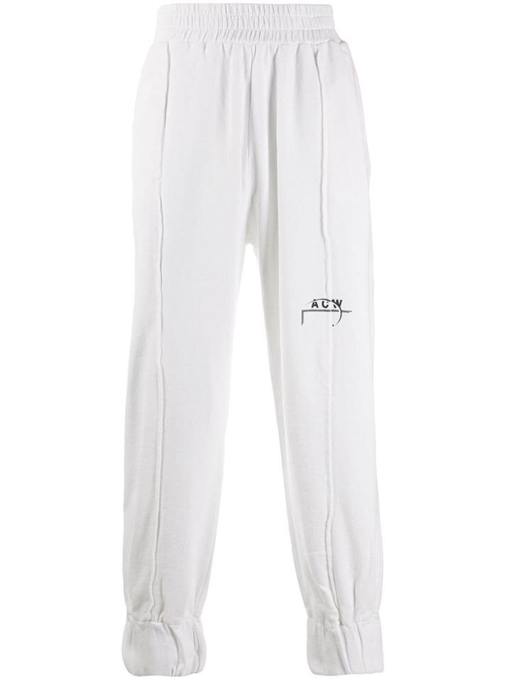A-cold-wall* Logo Track Trousers - White