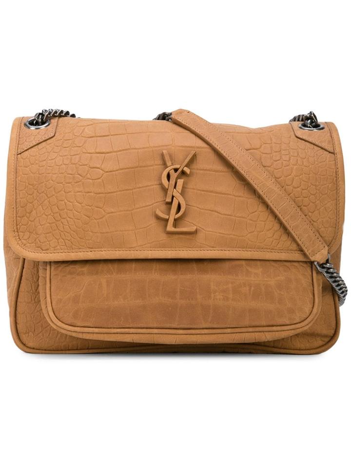 Saint Laurent Saint Laurent 4989130tj0d 2714 Tan Leather - Brown