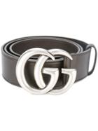 Gucci Interlocking Gg Buckle Belt, Men's, Size: 95, Brown, Leather