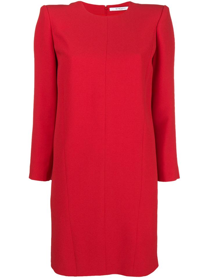 Givenchy Structured Long-sleeve Mini Dress
