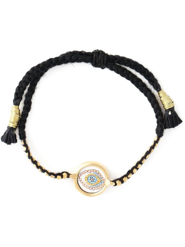 Eye M By Ileana Makri Happy Eye Bracelet - Black