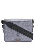 Off-white Binder Clip Shoulder Bag - Grey