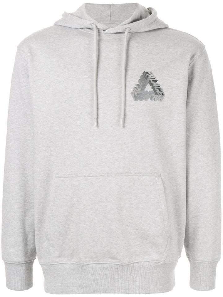 Palace P-3d Hooded Sweatshirt - Grey