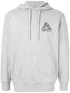Palace P-3d Hooded Sweatshirt - Grey