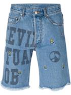 Steve J & Yoni P Denim Shorts, Men's, Size: Xs, Blue, Cotton