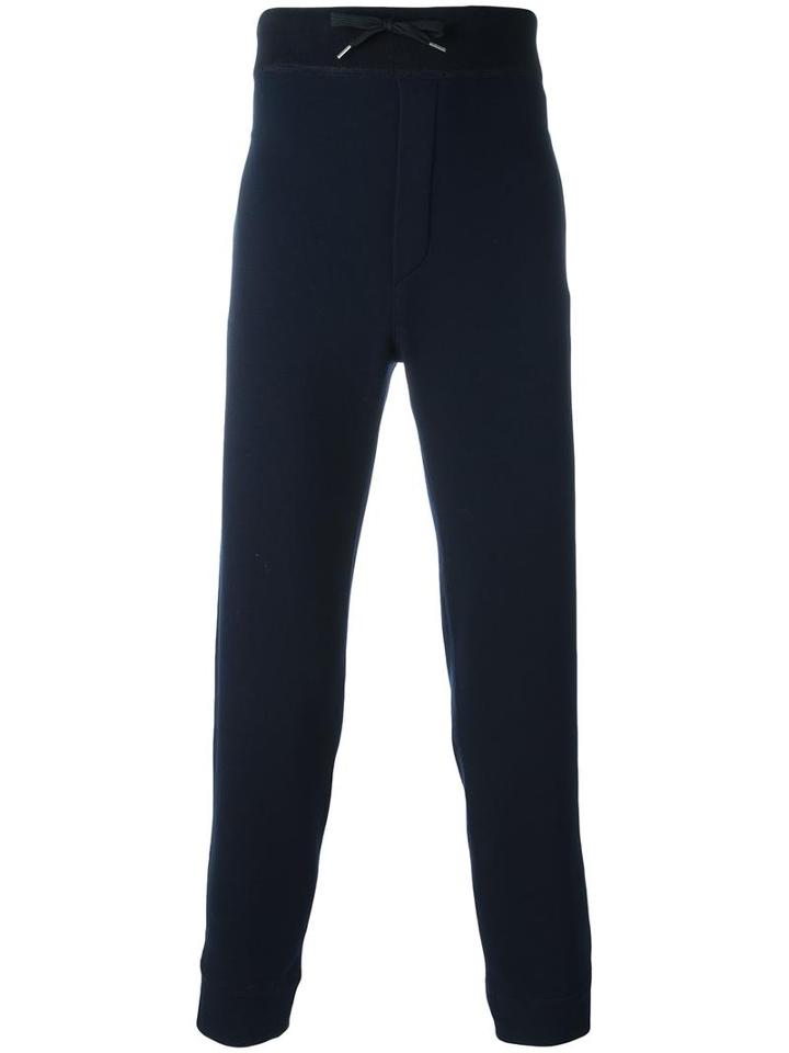 Tailored Slim-fit Trousers, Men's, Size: 52, Blue, Cotton/modal/spandex/elastane/polyamide, Ermanno Scervino