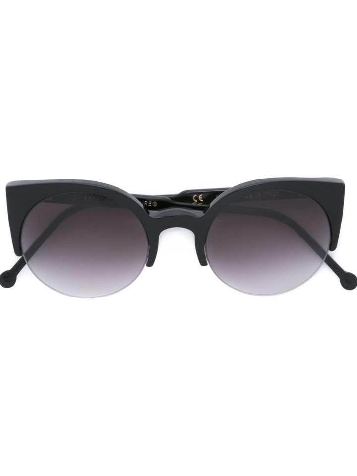 Retrosuperfuture Lucia Sunglasses, Women's, Black, Plastic