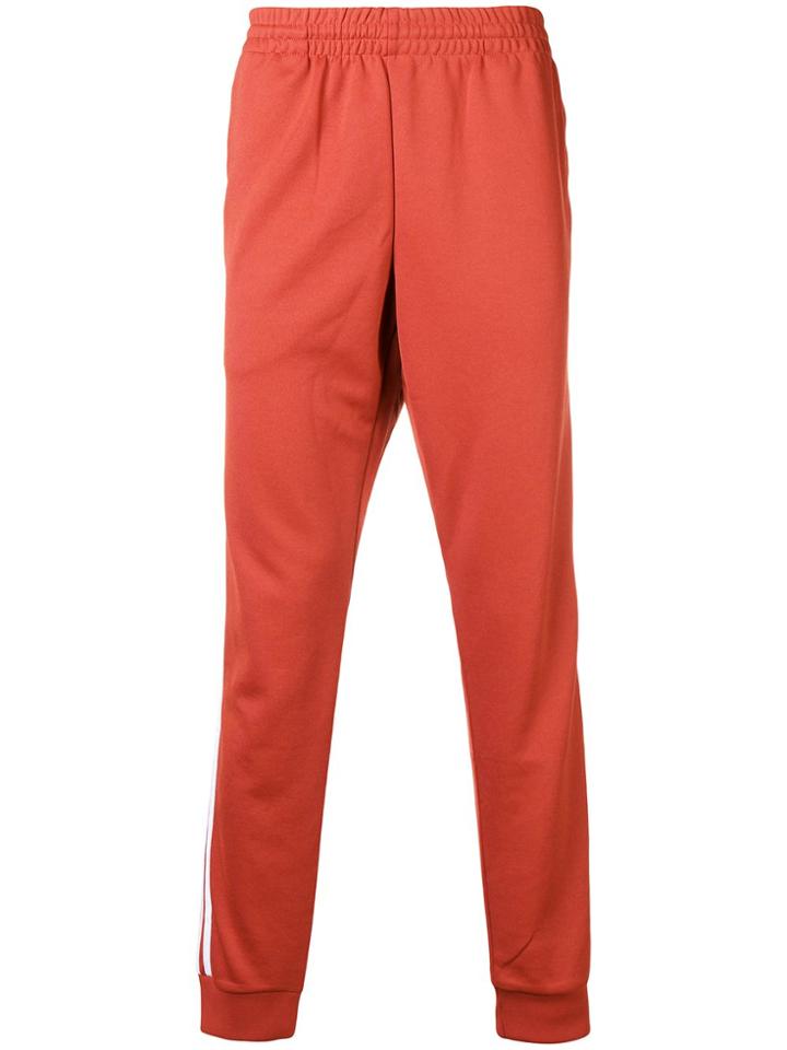 Adidas Side Stripe Track Pants - Yellow & Orange