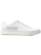Lanvin 3d Print Lace-up Sneakers - White