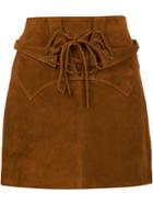 Faith Connexion 'noisette' Mini Skirt - Brown
