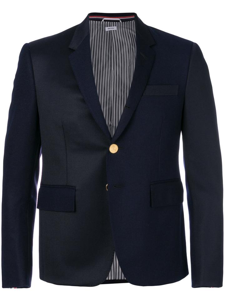 Thom Browne Two Button Blazer - Blue