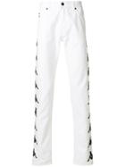 Paura Paura X Kappa Ali Straight Leg Trousers - White