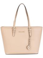 Michael Michael Kors - Jet Set Tote Bag - Women - Calf Leather - One Size, Nude/neutrals, Calf Leather