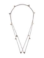M. Cohen Triangle Pendant Necklace - Silver