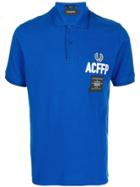 Fred Perry X Art Comes First Printed Polo Shirt - Blue