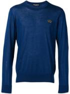 Dolce & Gabbana Logo Crest Sweater - Blue