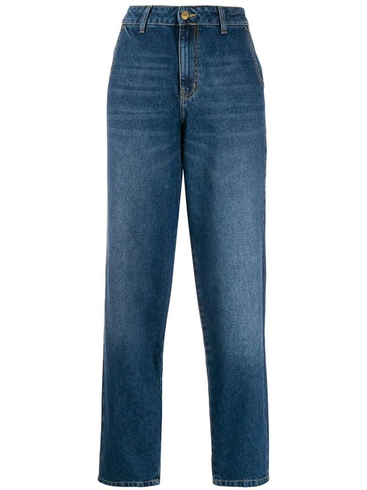 Essentiel Antwerp Thursty High-rise Tapered Jeans - Blue