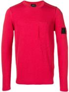 Stone Island Shadow Project Chest Pocket Sweater - Red
