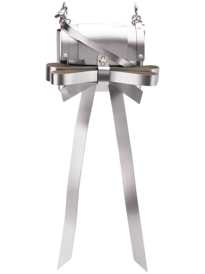 Niels Peeraer Bow-embellished Tote - Silver