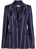 Altuzarra Striped Blazer, Women's, Size: 36, Blue, Cotton/virgin Wool