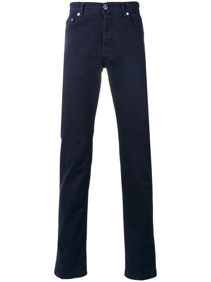 Kiton - Slim-fit Jeans - Men - Cotton/spandex/elastane - 38, Blue, Cotton/spandex/elastane