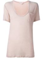 Iro Scoop Neck T-shirt, Women's, Size: Xs, Pink/purple, Lyocell/polyurethane