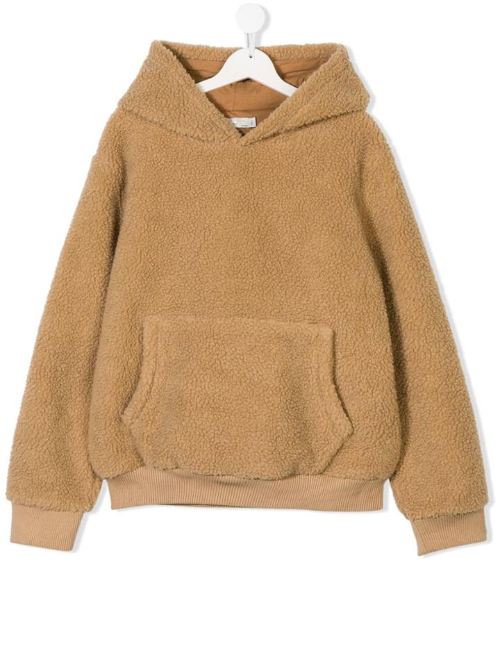 Stella Mccartney Kids Teen Fleece Hoodie - Nude & Neutrals