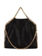 Stella Mccartney Black Gold Large Falabella Tote Bag